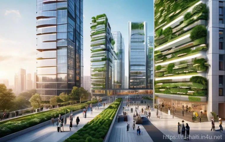 아이티와 관련된 유명한 영화 및 다큐멘터리 - **Futuristic Smart City Life:**
    A vibrant, futuristic smart city at dawn. Skyscrapers with verti...