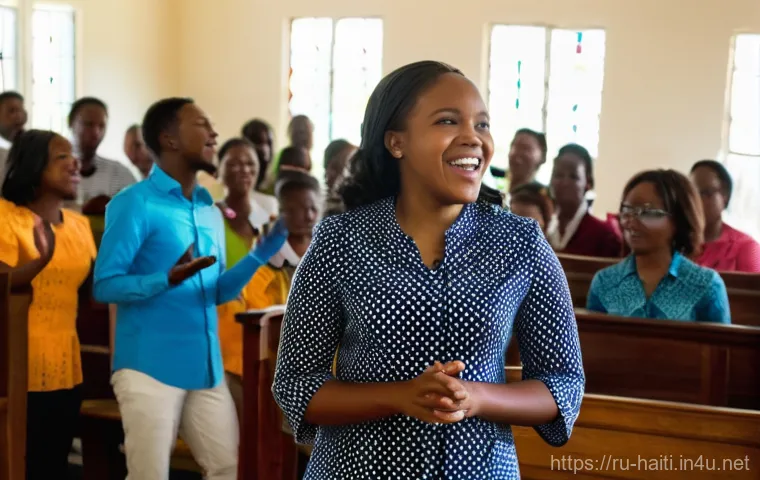 아이티의 종교 분포  가톨릭 개신교 보두교 - **Vibrant Vodou Drumming and Communal Dance**
    A dynamic scene depicting a Vodou ceremony with a ...