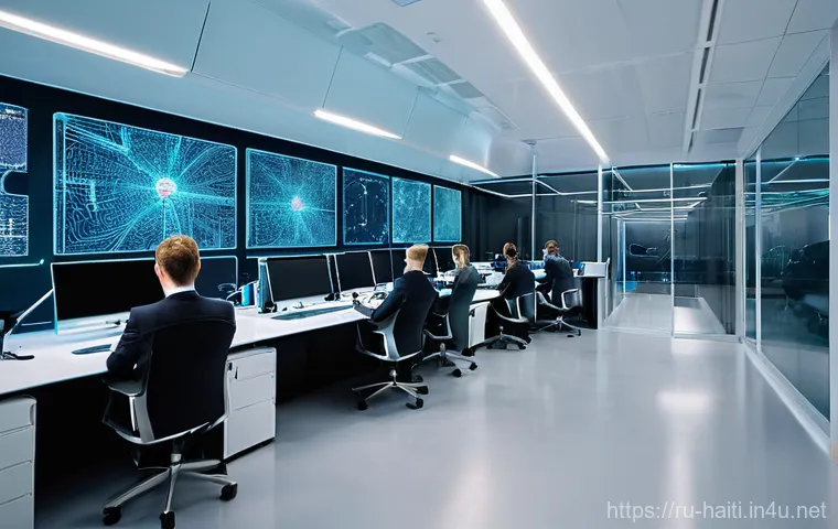 아이티에서 열리는 국제적인 행사 및 포럼 - **Prompt 1: Bustling Russian IT Conference**
    "A vibrant, modern IT conference hall in a major Ru...