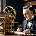 아이티와 유럽 국가들의 역사적 연결점 - **Prompt for Image Generation (Charles Babbage and Ada Lovelace):**
    "A vibrant historical scene ...