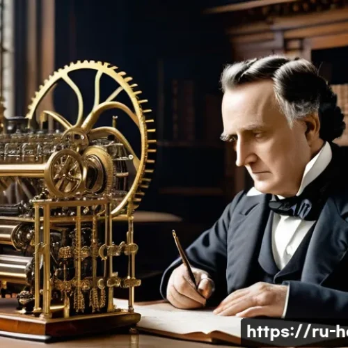 아이티와 유럽 국가들의 역사적 연결점 - **Prompt for Image Generation (Charles Babbage and Ada Lovelace):**
    "A vibrant historical scene ...