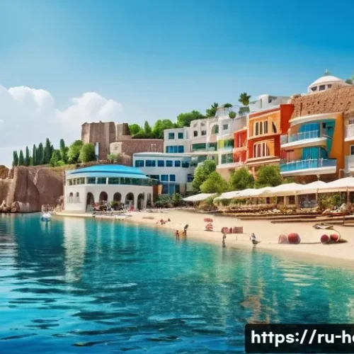 아이티 제러미 해변 여행 - **Prompt:** A vibrant, diverse montage showcasing popular 2025 beach vacation destinations for Russi...